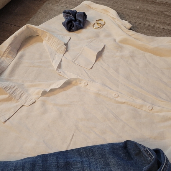 White Button Down Shirt - Picture 6 of 7